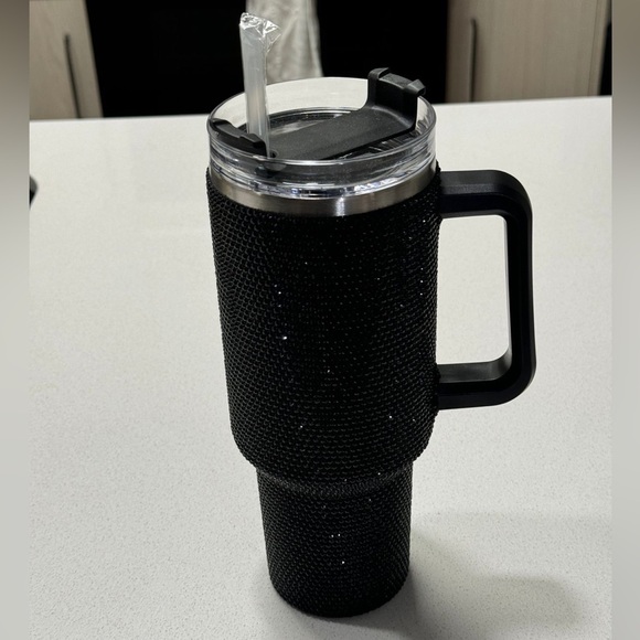 NEW Black Rhinestone Tumbler - Picture 1 of 2